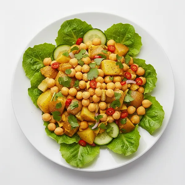 Ecuadorean Chickpeas And Potato Salad